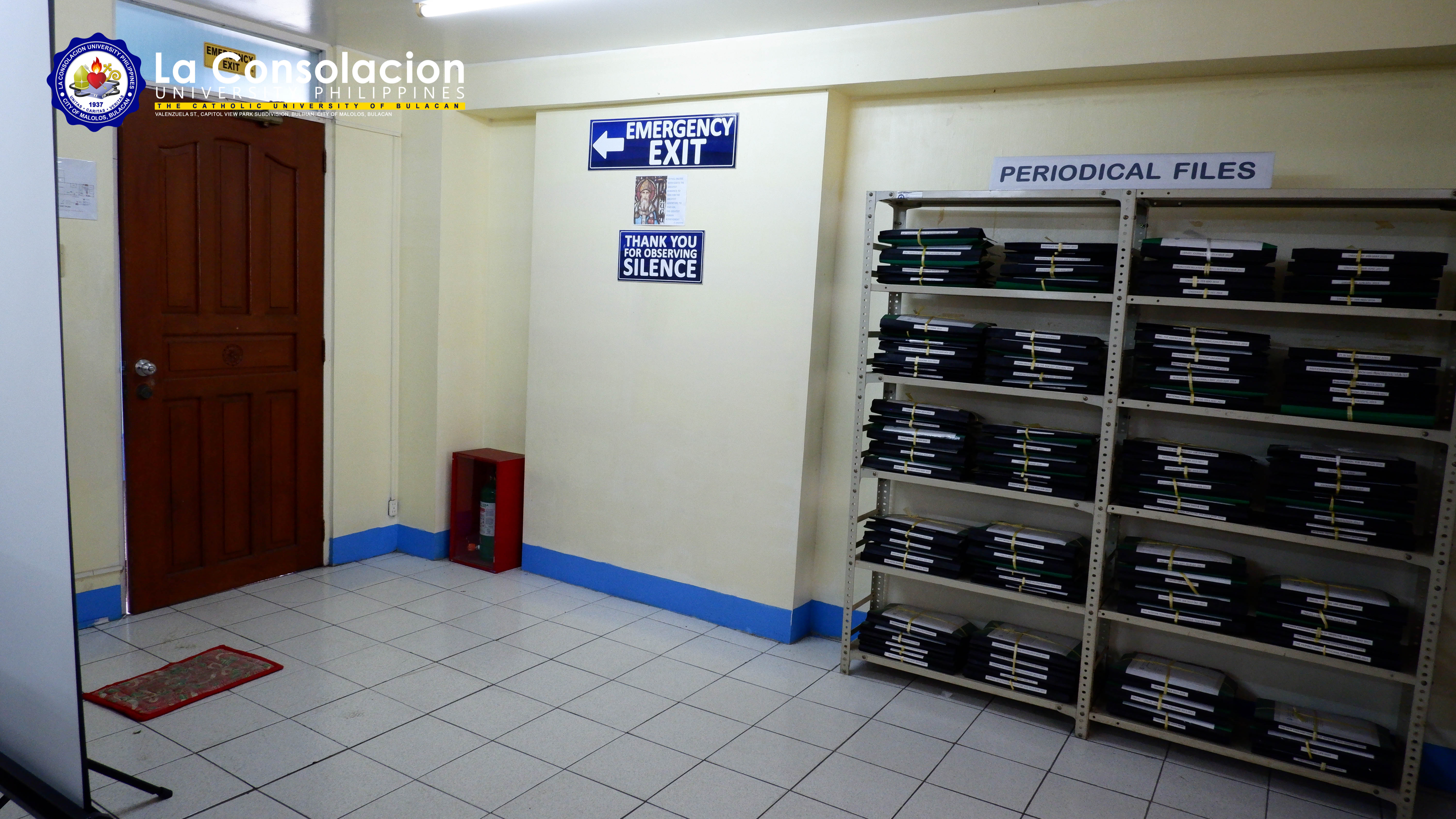 Main Library - Periodical Files & Emergency Exit